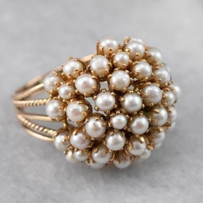 Pearl - Inlaid Ring