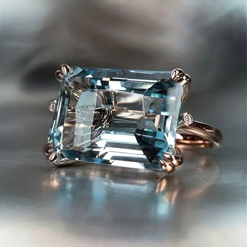 Timeless Blue Zirconia Silver Earrings
